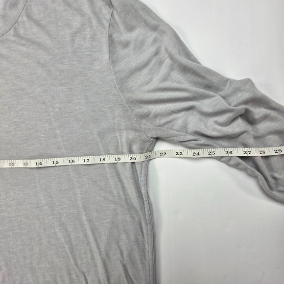 Allbirds The TrinoXO Long Sleeve Tee Men's L Gray Merino Blend Activewear Shirt - Picture 4 of 8